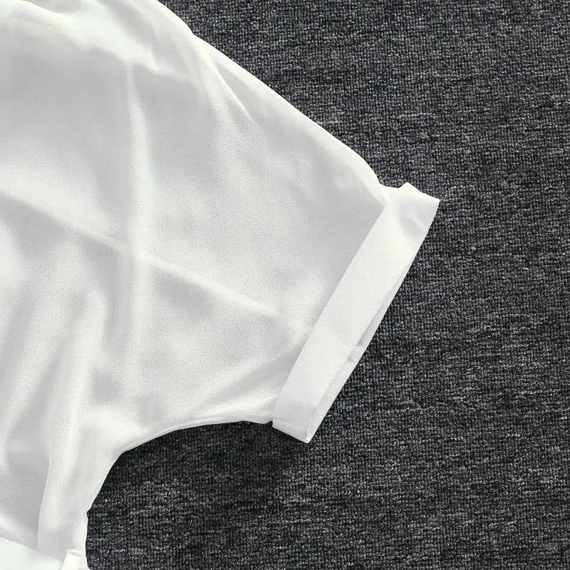 Female Dresses 2024 Chic and Elegant Pretty Clothing Chiffon Blazer Women's Dress Satin Silk White Formal Occasion X Fashion Y2k