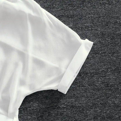 Female Dresses 2024 Chic and Elegant Pretty Clothing Chiffon Blazer Women's Dress Satin Silk White Formal Occasion X Fashion Y2k