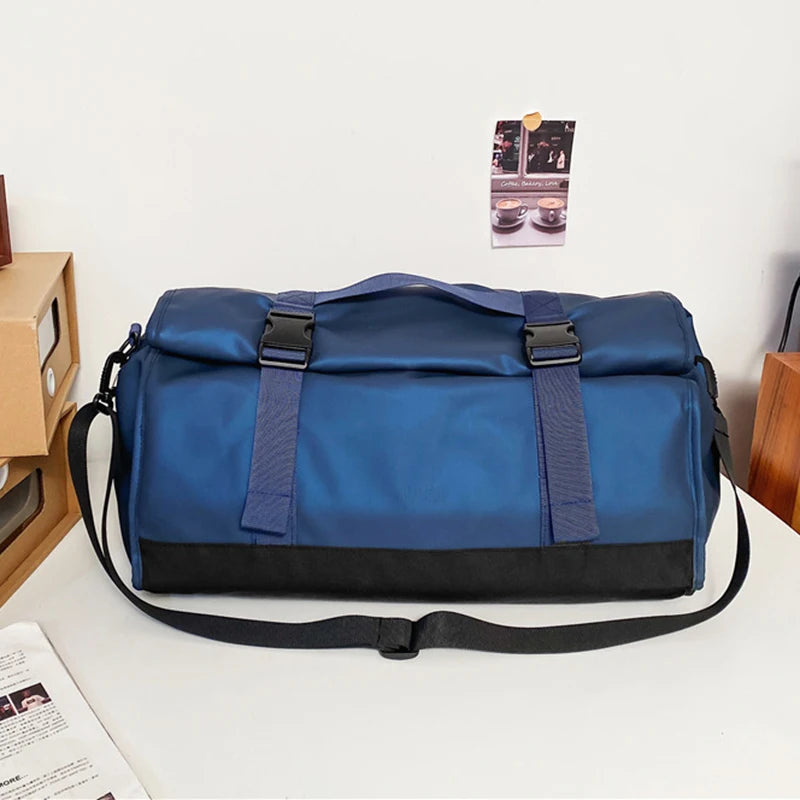 Fashion Travel Bags For Women Large Capacity Men's Sports bag Waterproof Weekend Sac Voyage Female Messenger Bag Dry And Wet