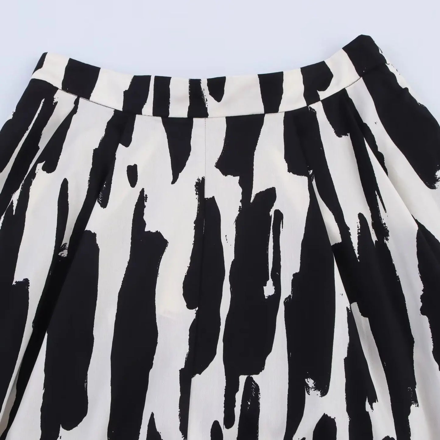 Skirts Summer Women's 2025 New Chic Print High Waist Women's Skirts Fashion Joker Street Youth Holiday Travel Skirts