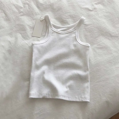 2024 Women Tank Tops Sexy Cropped Top Female Women Summer Camisole Camis Black White Sport Clothes For Women