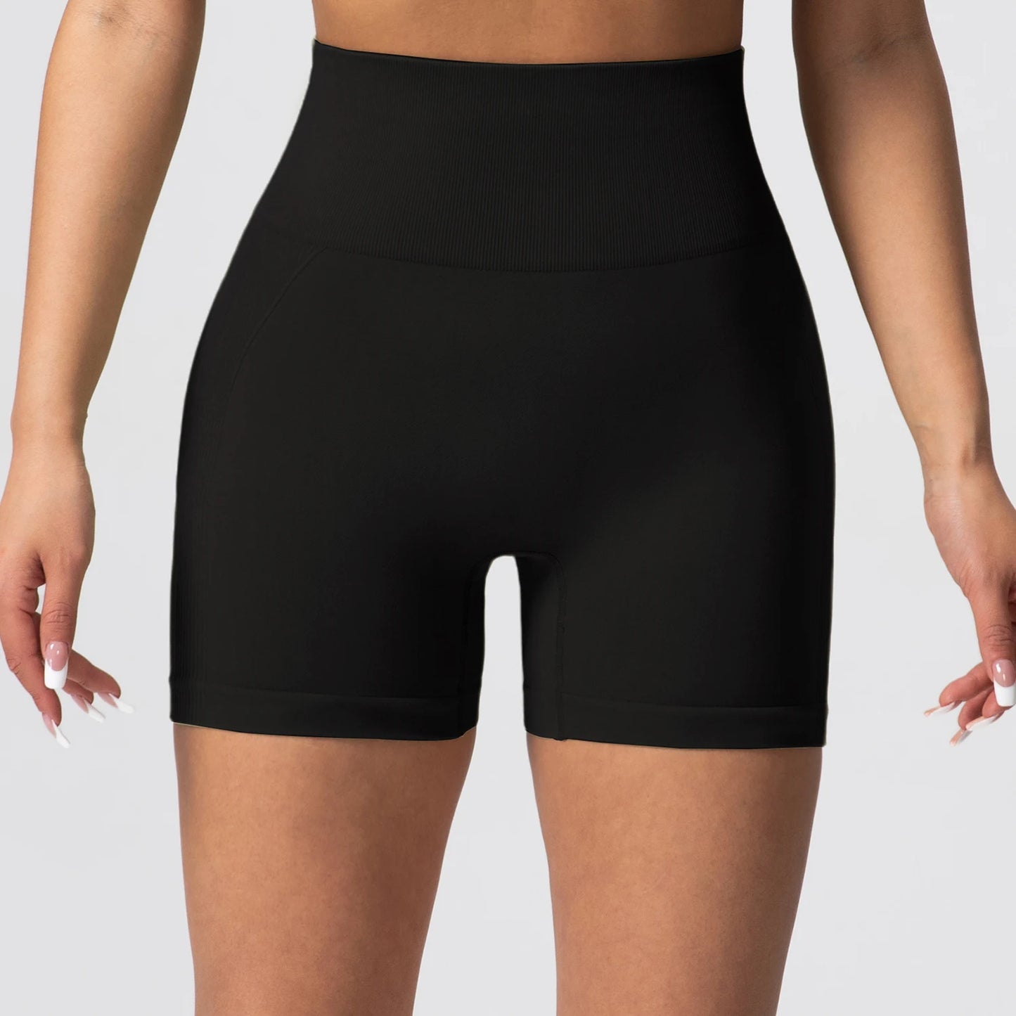 Women Yoga Shorts Legging High Waist Workout Shorts Fitness  Lift Butt Fitness Ladies Gym Running Short Pants Sportswear