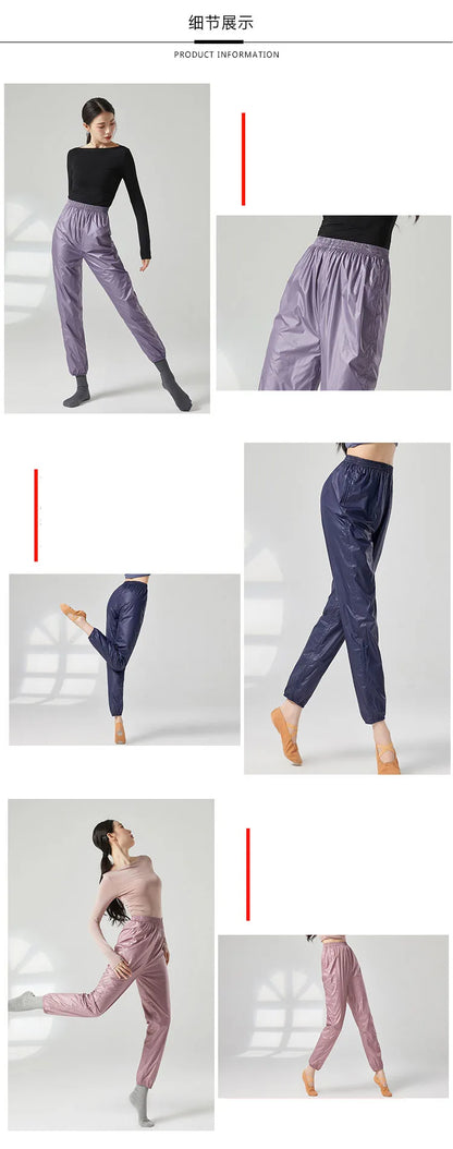 Ballet Pants Woman Yoga Leggings Fitness Yoga Pants Girls Sport Pants Dance Pants Nylon Dance Warm Up Fitness Pants Women