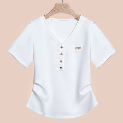 Tops Woman 2024luxury Designer Korean Fashion Summer Outfit T Shirts for Women 2024 White Shirts Y2k 3xl