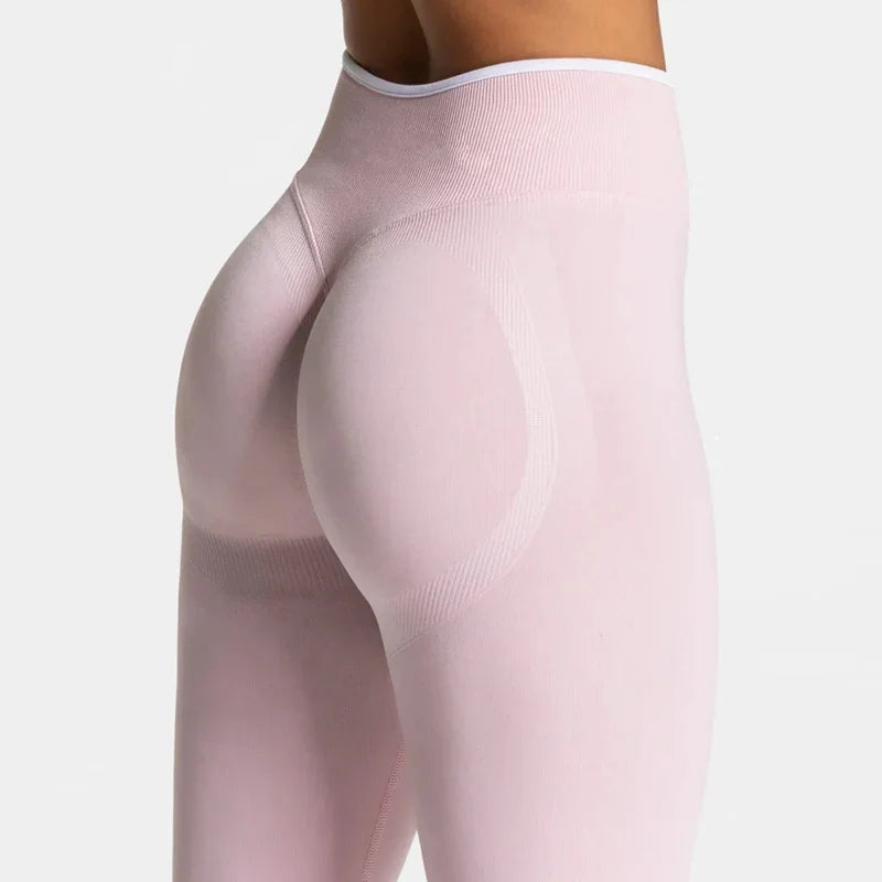 New Seamless Yoga Legging for Women Scrunch Butt Lifting Gym Legging Workout Yoga Pants Low Ribbed Waistband Sports Tights