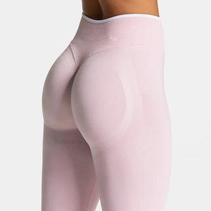 New Seamless Yoga Legging for Women Scrunch Butt Lifting Gym Legging Workout Yoga Pants Low Ribbed Waistband Sports Tights