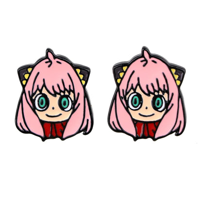 Anime Series Earrings for Women Girls Cartoon Studs Earrings Stainless Steel Ear Pierced Jewelry Accessories Party Gifts
