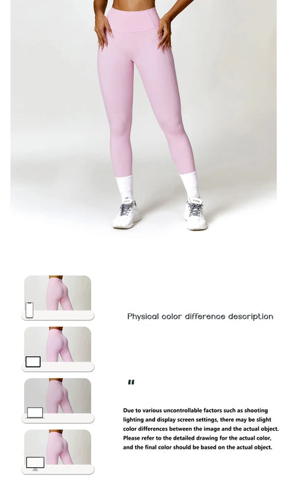 Women Yoga Pants Seamless Sports Gym Workout Clothes Stretchy High Waist Athletic Tights Fitness Leggings Activewear Leggings