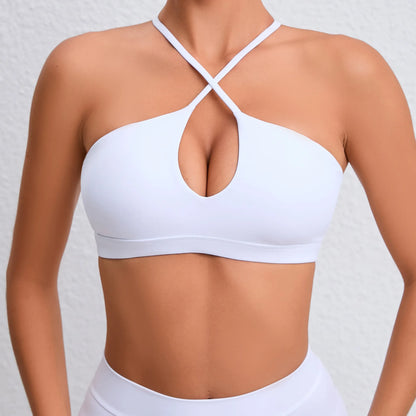 Sporty Woman Top Bras Fitness Clothing Push Up Yoga Bra Underwear Sport Tops For Women Breathable Running Vest Gym Crop Tops