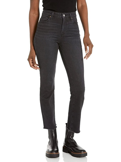 Light Blue Jeans Women Straight Leg Elastic Chic Boyfriend Pants Denim Streetwear Women Ladies Cargo Pants New Fashion 2023