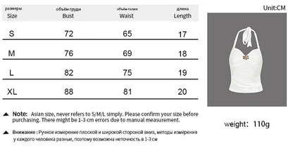 Women's Vest Top New Solid Sexy Summer Streetwear Fashion Halter Tank Casual Slim Elegant Female Versatile Knitted Tank Clothing