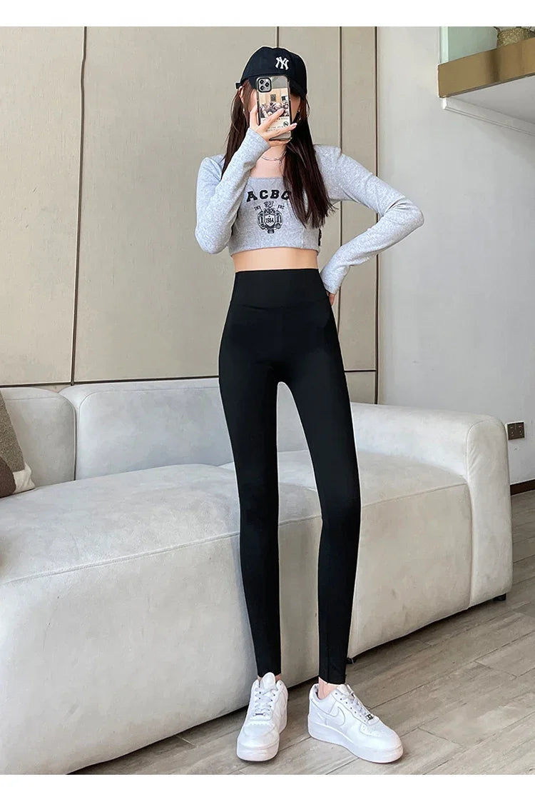 Women's high-waist tight yoga pants spring and autumn abdominal leggings to wear a variety of sports women's pants