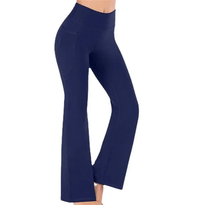 2024 New WOMEN'S Outer Wear Fashion Pants Are Thin and Stretch Popular Yoga Wide-leg Pants Leggings Yoga Pants Fashion