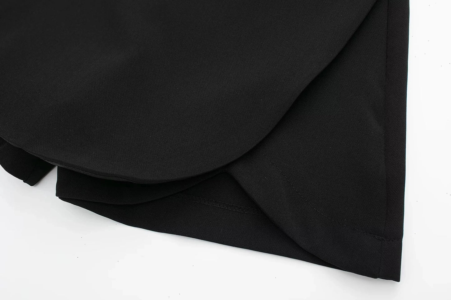 TRAF Women's Skort High Waist Brown Skirt Pants Stylish Summer Pink Black Mini Skirt Shorts Asymmetric Casual Off White Skort