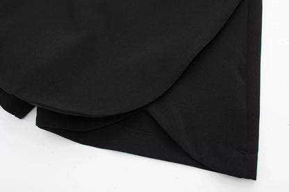 TRAF Women's Skort High Waist Brown Skirt Pants Stylish Summer Pink Black Mini Skirt Shorts Asymmetric Casual Off White Skort