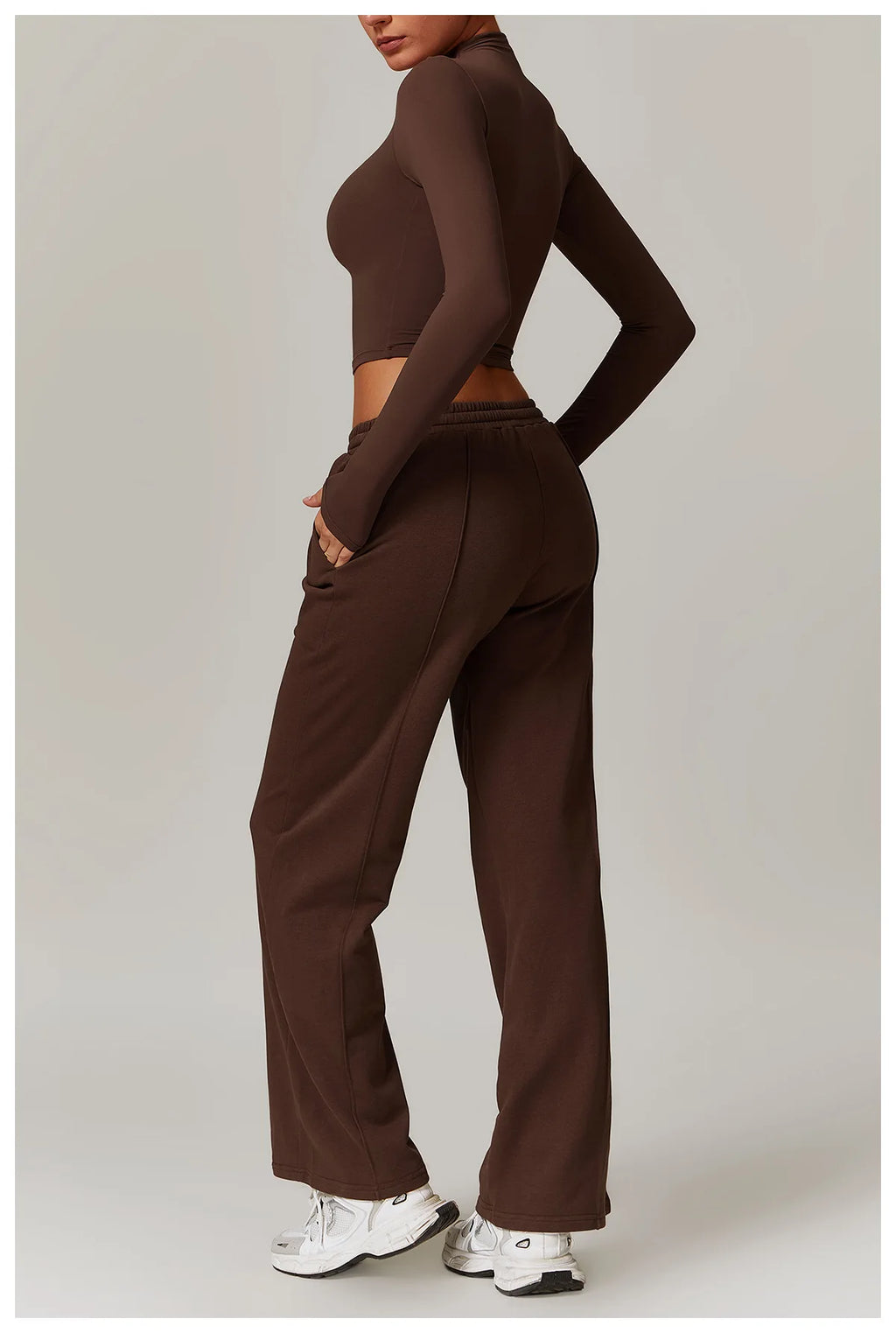 Women's High Waisted Straight pants Sweatpants Casual Yoga Jogger Pants elegant pants Women Pants Yoga With Pockets pantalones