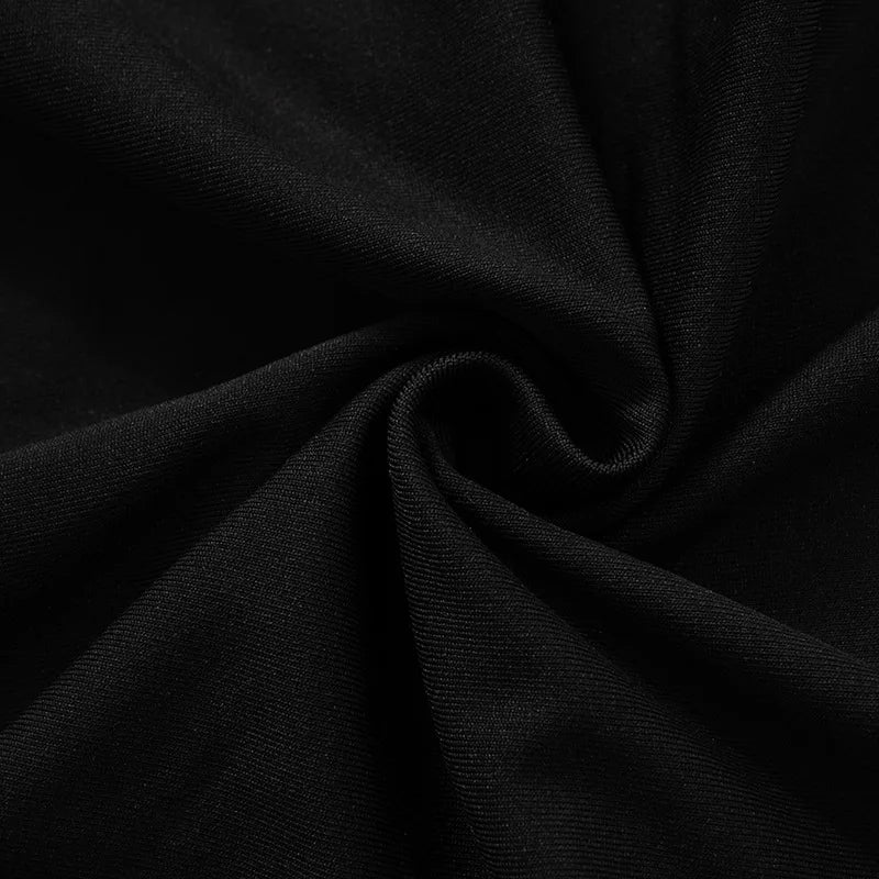 Black Dresses For Women Y2k Clothes Long Tassels Vestidos De Mujer O-neck Sleeveless Sexi Night Dress Hot Club Outfit Streetwear