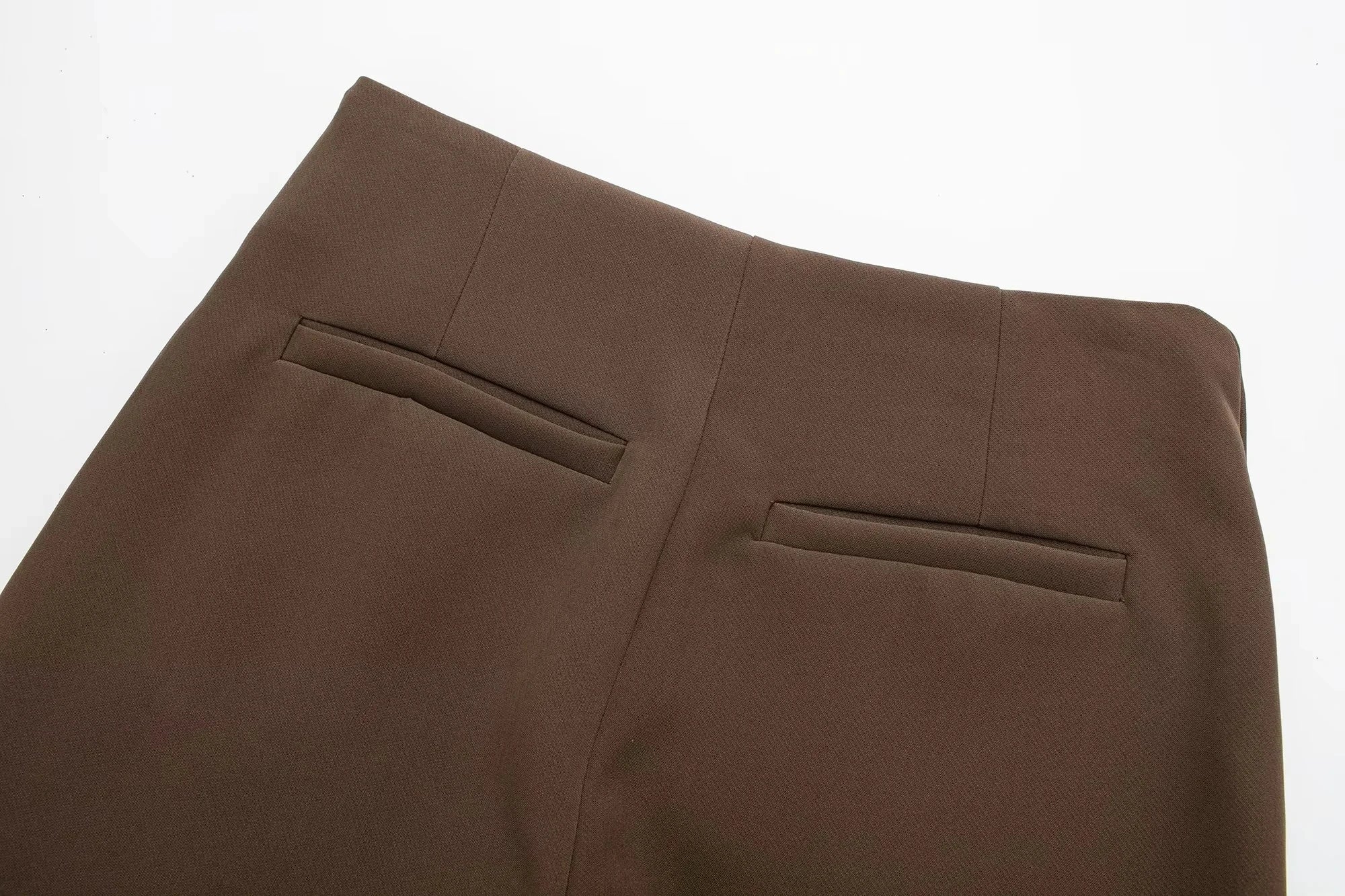 TRAF Women's Skort High Waist Brown Skirt Pants Stylish Summer Pink Black Mini Skirt Shorts Asymmetric Casual Off White Skort