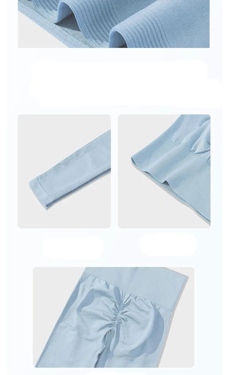 Yoga Pants High Waist Yoga Pants Sports Female Clothing Sexy Hollow Stripe Seamless Leggings Women Fitness Leggings Gym