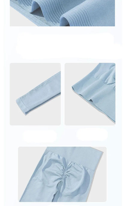 Yoga Pants High Waist Yoga Pants Sports Female Clothing Sexy Hollow Stripe Seamless Leggings Women Fitness Leggings Gym