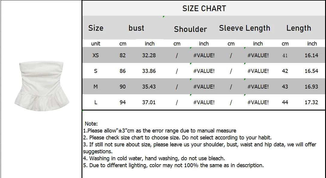 European and American 2025 new women's clothing European and American style fashionable sexy tube top