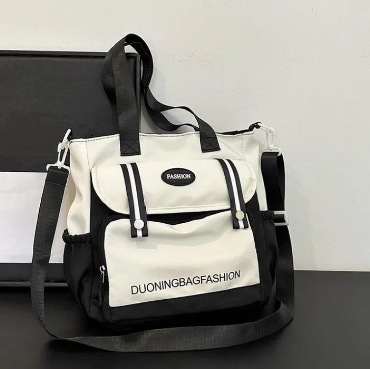 Women's Tote Bag, Large Capacity Daily Handbag, Travel Bucket Shoulder Bag, Fashion Messenger Bag,Campus School Bags Satchel