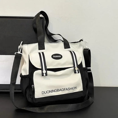 Women's Tote Bag, Large Capacity Daily Handbag, Travel Bucket Shoulder Bag, Fashion Messenger Bag,Campus School Bags Satchel