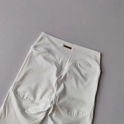 Women's yoga exercise shorts, high waist, tight fit, quick drying peach hip yoga five point exercise and fitness pants