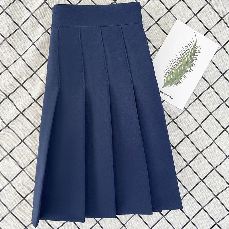 Women's Skirt Fashion Summer  High Waist Black a Line Mini Pleated Short  Skirts for School Girls Korean Style Ladies  Clothing