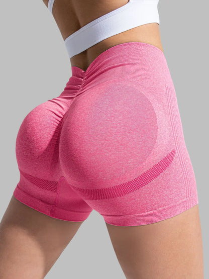 High-Waisted Hip-Lifting Yoga Pants for Women, Running Bare Sensation Breathable Fitness Pants Outer Wear Leggings, Tight Shorts