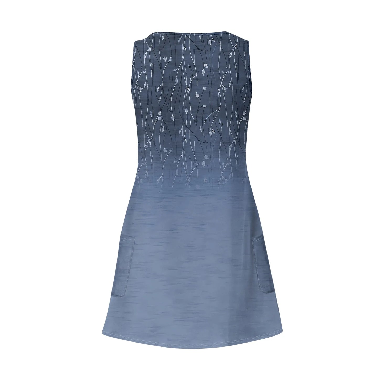 Dresses For Women 2024 Fashion Women'S Casual Print Summer Bohemian Beach Dress With Pockets V Neck Tank Dress Formal Dresses