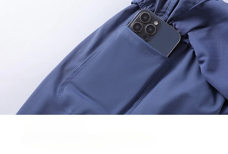 Yoga Pants Leggings Two-piece Skirt Style Quick-drying Workout Yoga Pants Women Pockets Sport Trousers Leggings