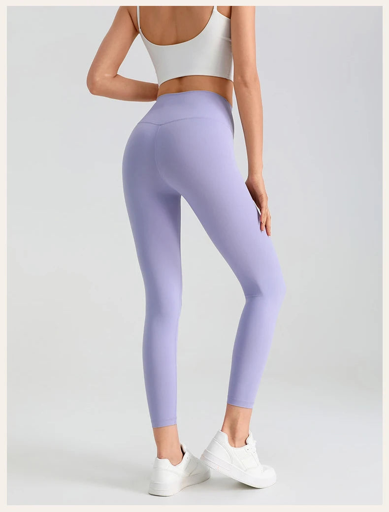 Women's Yoga Pants Gym Leggings Lady's Girl Fitness Soft touch Tights High Waist Elastic Breathable No T Line Sports Pants