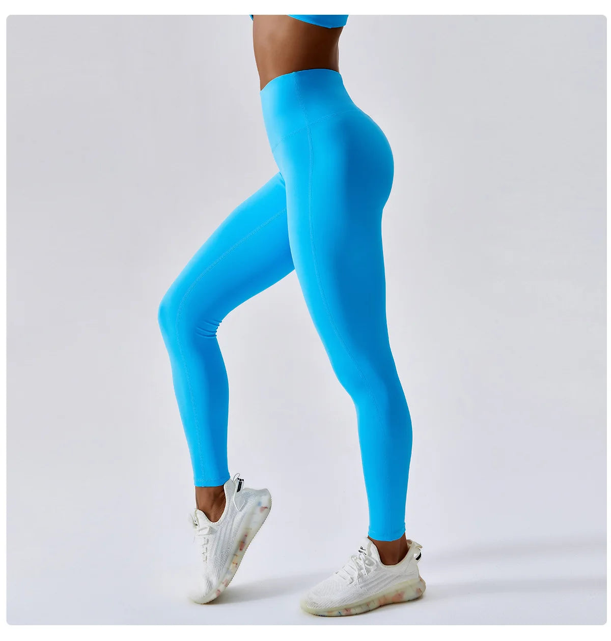 Women's Yoga Pants Nude Feeling Running Speed Dry Buttock Lifting Fitness Pants High Waist Tight Gym Push-Up Sweat Pants