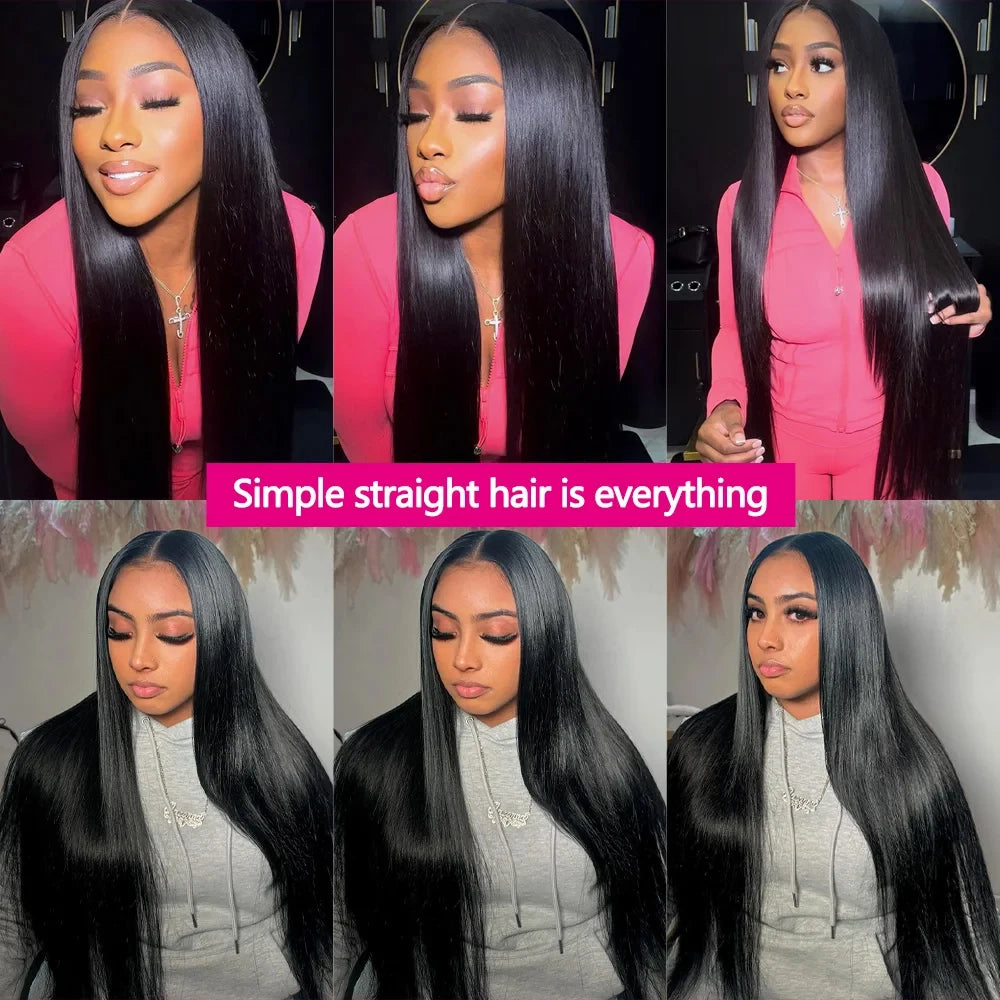 12A Straight Human Hair Bundles 100% Human Hair 32 Inch Bundles Human Hair Extensions Burmese Raw Bundles 3-5 Days Delivery