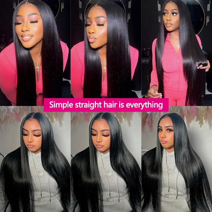 12A Straight Human Hair Bundles 100% Human Hair 32 Inch Bundles Human Hair Extensions Burmese Raw Bundles 3-5 Days Delivery