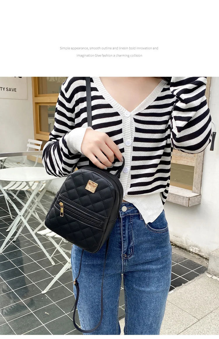 Women's bag 2024 ladies bags double pocket embroidered fashionable small book bag women's shoulder bag