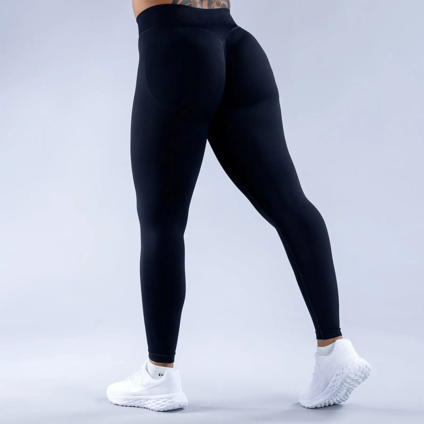 Yoga Pants Impact Leggings Women High Stretch Low Ribbed Band Seamless Scrunch Gym Leggings Fitness Sweat Wicking Workout Tights