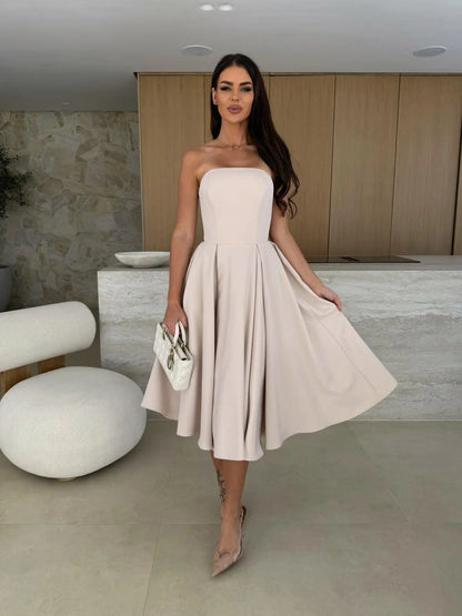 Womens Sleeveless Dresses Ball Gown Dress Elegant  Lady Dress Loose Clothes
