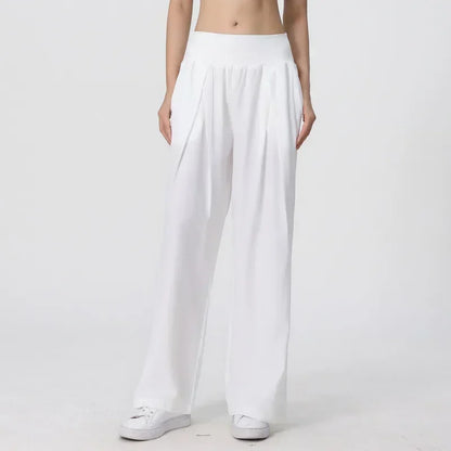 Yoga Pants Outdoor Loose Athletic Casual Pants Running Fitness Wide Leg Pants