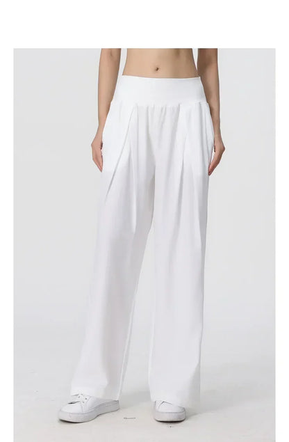 Yoga Pants Outdoor Loose Athletic Casual Pants Running Fitness Wide Leg Pants
