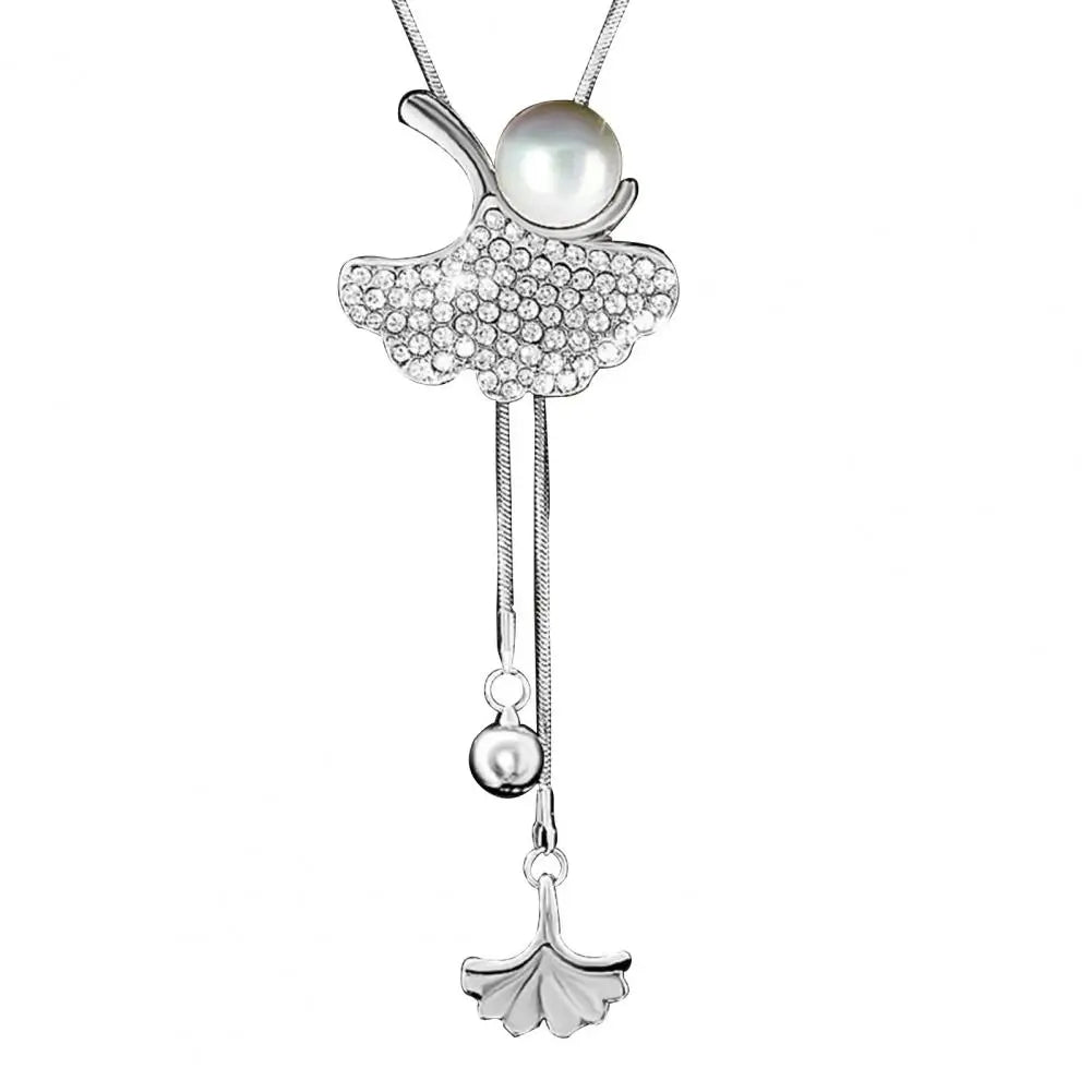 Women Necklace Chic Multiple Styles Pendant Necklace Long Sweater Chain Party Dress Necklace Jewelry Gift