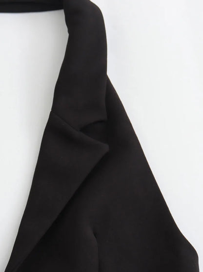 2025 Women Sexy Backless Strapless Halter Corset Tops Side Zipper Lady Slim Camis Female Solid Chic Tops