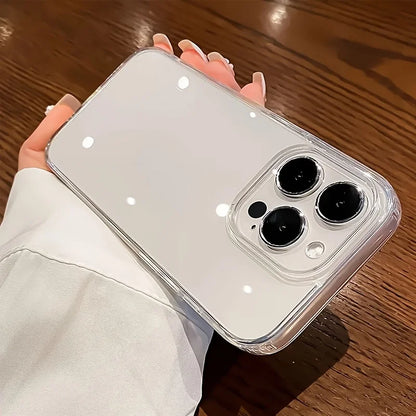 Ultra Thin Clear Acrylic Phone Case For iPhone 16 15 14 Plus 13 12 11 Pro Max Phone Back Cover Transparent Shockproof Cover