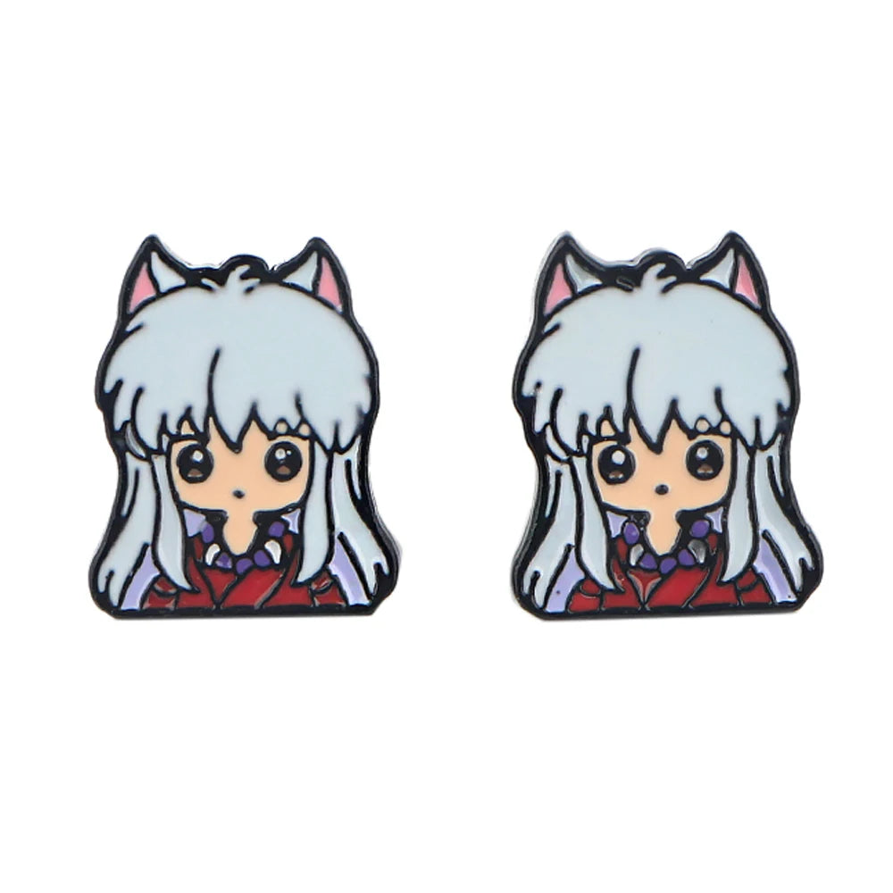 Earrings For Woman  Anime Cosplay Custom Stud Earrings Fashion Game Jewelry Anime Accessories Gift