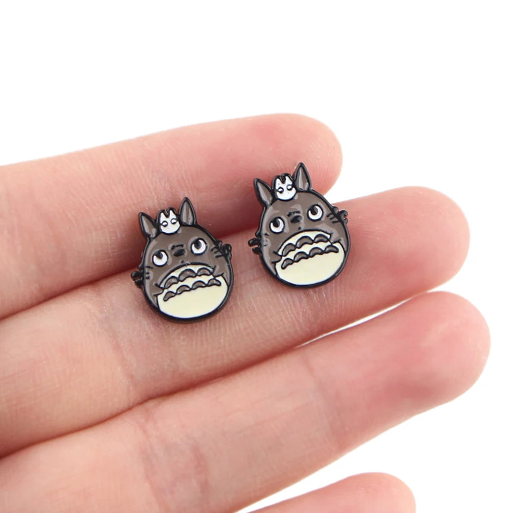 Anime Series Earrings for Women Girls Cartoon Studs Earrings Stainless Steel Ear Pierced Jewelry Accessories Party Gifts