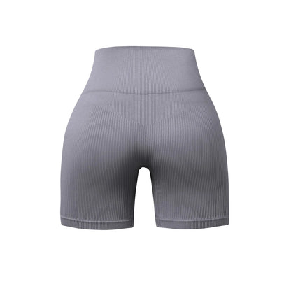 Women's Summer Loose Solid Color Yoga Pants Comfy Workout Pants Slim Female High Elastic Waist Skinny Yoga Running Sporty Shorts