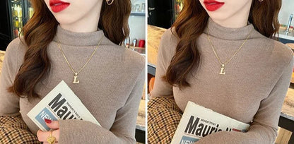 Tops Woman Trending Clothing Polyester Long Sleeve T Shirt for Women Autumn Winter Korean Reviews Many Clothes Emo Cheap Style