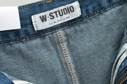 Mini skirts for women high waisted denim skirt black distressed jeans skirts womens 2024 Summer clothes blue jean skirts ripped