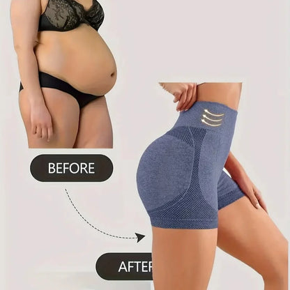 Women Yoga Shorts High Waist Workout Shorts Fitness Yoga Lift Butt Fitness Ladies Yoga Gym Running Short Pants Sportswear